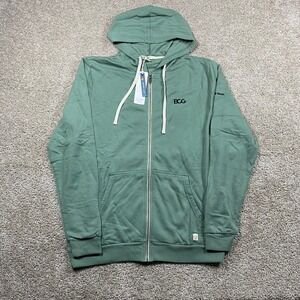 NWT Marine Layer Mens Full Zip Hoodie Sage Green BCG Size L 13762 NEW